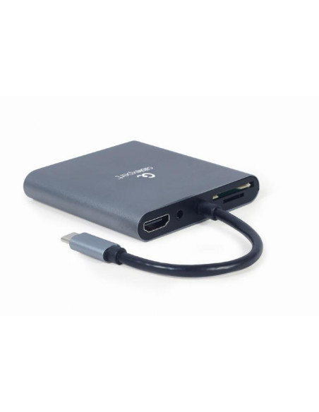 I/O ADAPTER USB-C TO HDMI/USB3/6IN1 A-CM-COMBO6-01 GEMBIRD