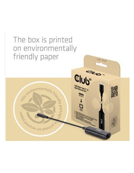 I/O ADAPTER USB TO RJ45/M/F CAC-1421 CLUB3D