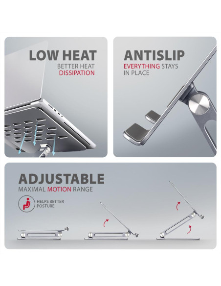 NB ACC STAND 10-16"/ALUMINUM HQ STND-LQ AXAGON
