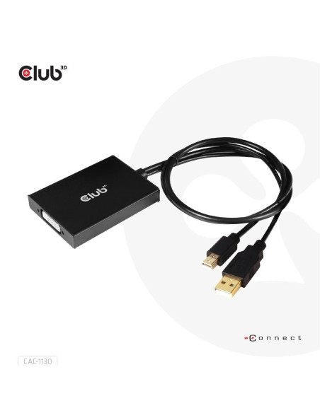 I/O ADAPTER MINI DP TO DVI-I/ACTIVE CAC-1130 CLUB3D