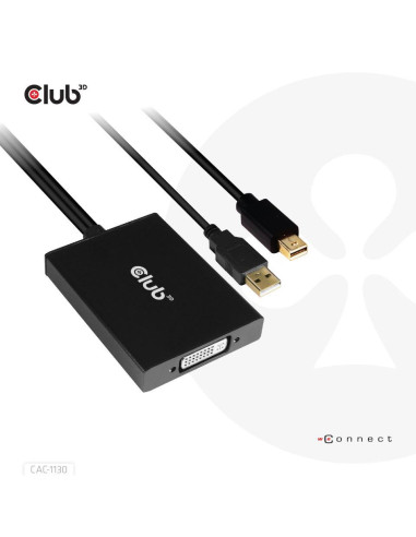 I/O ADAPTER MINI DP TO DVI-I/ACTIVE CAC-1130 CLUB3D