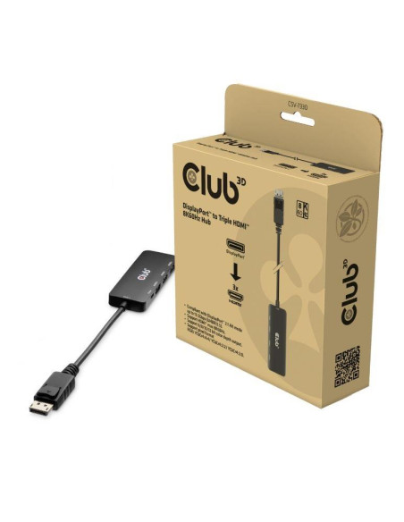 I/O ADAPTER DP TO HDMI TRIPLE/CSV-7330 CLUB3D