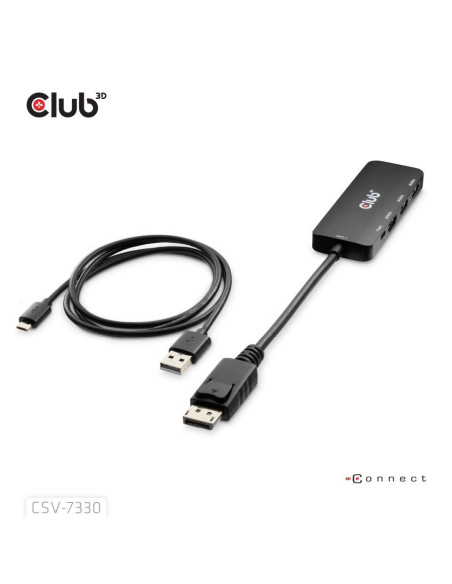 I/O ADAPTER DP TO HDMI TRIPLE/CSV-7330 CLUB3D