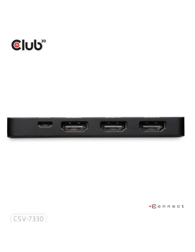 I/O ADAPTER DP TO HDMI TRIPLE/CSV-7330 CLUB3D