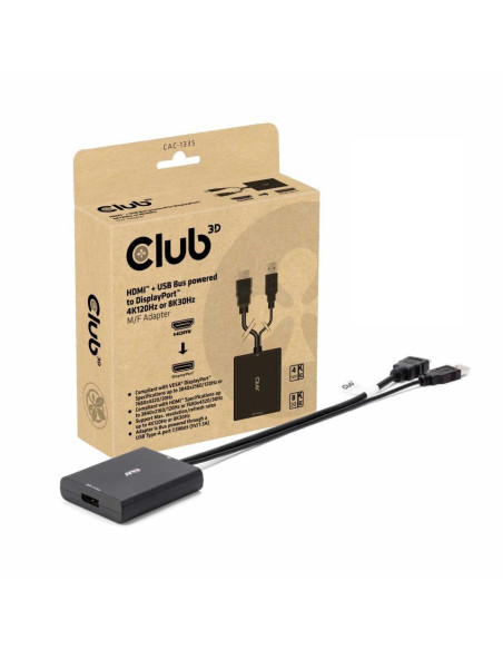 I/O ADAPTER DP TO USB/HDMI/M/F CAC-1335 CLUB3D
