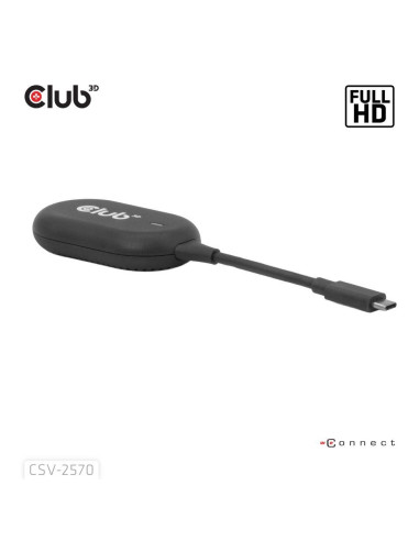 I/O ADAPTER WRL USB-C TO HDMI/CSV-2570 CLUB3D