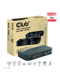 VIDEO SWITCH KVM HDMI 2PORT/CSV-1382 CLUB3D
