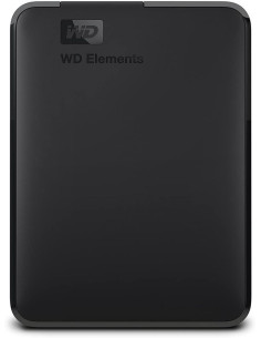 External HDD, WESTERN DIGITAL, Elements Portable, WDBHJS0060BBK-WESN, 6TB, USB 3.0, Colour Black, WDBHJS0060BBK-WESN