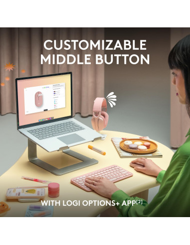 MOUSE USB OPTICAL WRL M350S/WHITE 910-007013 LOGITECH