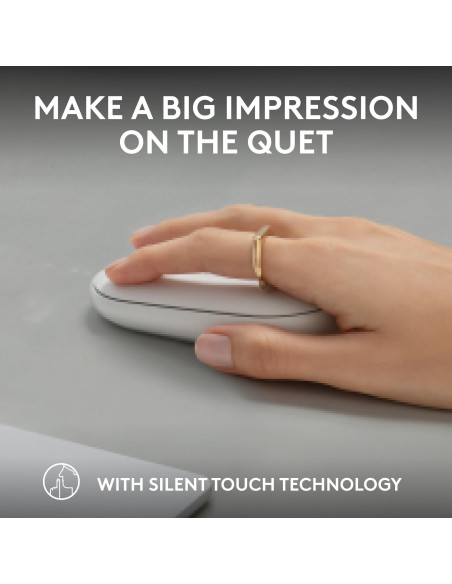 MOUSE USB OPTICAL WRL M350S/WHITE 910-007013 LOGITECH