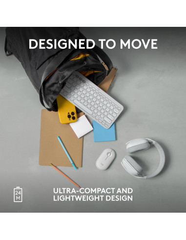 MOUSE USB OPTICAL WRL M350S/WHITE 910-007013 LOGITECH