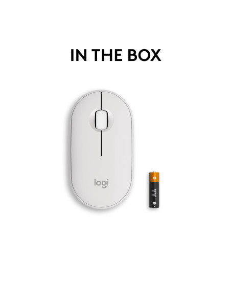 MOUSE USB OPTICAL WRL M350S/WHITE 910-007013 LOGITECH