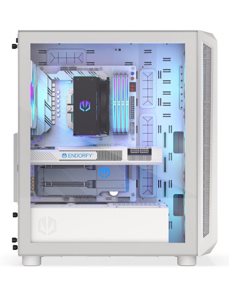 Case, ENDORFY, ATX/micro ATX/Mini-ITX, White, Midi Tower, PC, EY2A018