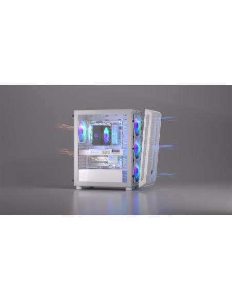 Case, ENDORFY, ATX/micro ATX/Mini-ITX, White, Midi Tower, PC, EY2A018