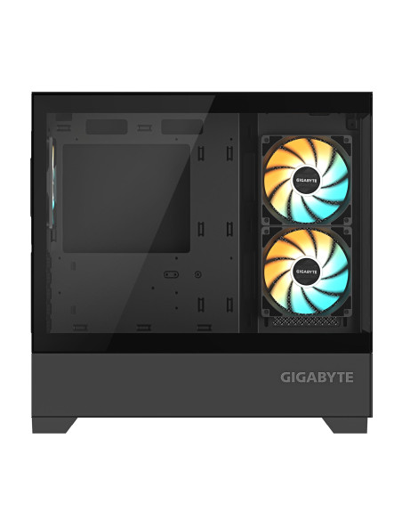 Case, GIGABYTE, C201 PANORAMIC, MidiTower, Case product features Rackmountable/Removeable HDD basket/Transparent panel, Not inc