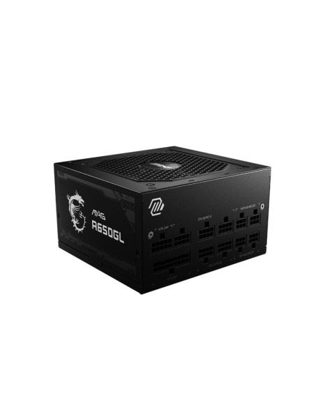 Power Supply, MSI, 650 Watts, Efficiency 80 PLUS GOLD, PFC Active, MTBF 1500000 hours, MAGA650GL
