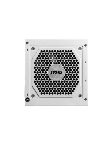Power Supply, MSI, 850 Watts, Efficiency 80 PLUS GOLD, PFC Active, MAGA850GLPCIE5WHITE