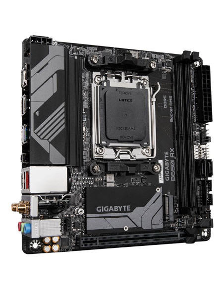 Mainboard, GIGABYTE, AMD B650, SAM5, Mini-ITX, Memory DDR5, Memory slots 2, B650IAX1.1