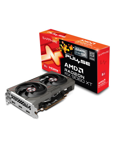 Graphics Card, SAPPHIRE, AMD, Radeon RX 9060 XT, 8 GB, GDDR6, 128 bit, PCI Express x16 5.0, Active, 11350-05-20G