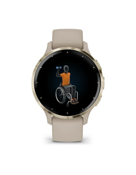 SMARTWATCH VENU 3S/GRAY/GOLD 010-02785-02 GARMIN