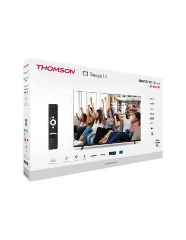 TV Set, THOMSON, 43 ", 4K Ultra HD, 3840 x 2160 pixels, Flat, 16:9, LED, 43UG4S14