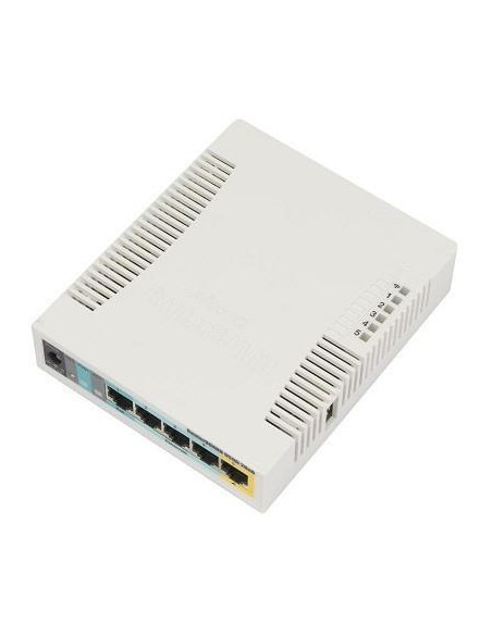 Access Point, MIKROTIK, IEEE 802.11b, IEEE 802.11g, IEEE 802.11n, 1xUSB 2.0, 5x10/100M, RB951UI-2HND