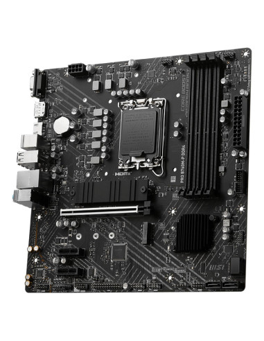 Mainboard, MSI, Intel B760 Express, LGA1700, Micro-ATX, Memory DDR4, Memory slots 4, 2xPCI-Express 1x, 1xPCI-Express 16x, 2xM.2