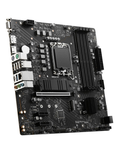 Mainboard, MSI, Intel B760 Express, LGA1700, Micro-ATX, Memory DDR4, Memory slots 4, 2xPCI-Express 1x, 1xPCI-Express 16x, 2xM.2