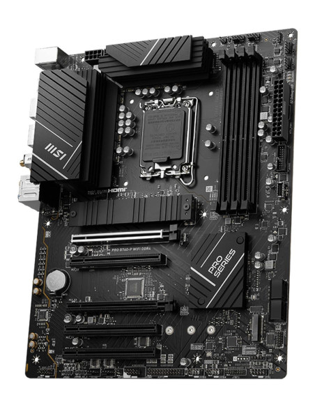 Mainboard, MSI, Intel B760 Express, LGA1700, ATX, Memory DDR4, Memory slots 4, 5xPCI-Express 5.0 16x, 2xM.2, 1xHDMI, 1xDisplayP