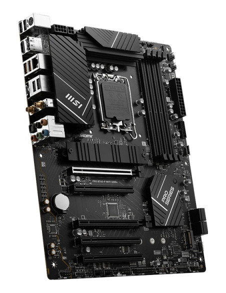 Mainboard, MSI, Intel B760 Express, LGA1700, ATX, Memory DDR4, Memory slots 4, 5xPCI-Express 5.0 16x, 2xM.2, 1xHDMI, 1xDisplayP