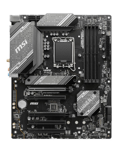 Mainboard, MSI, Intel B760 Express, LGA1700, ATX, Memory DDR5, Memory slots 4, 5xPCI-Express 16x, 2xM.2, 1xHDMI, 1xDisplayPort,
