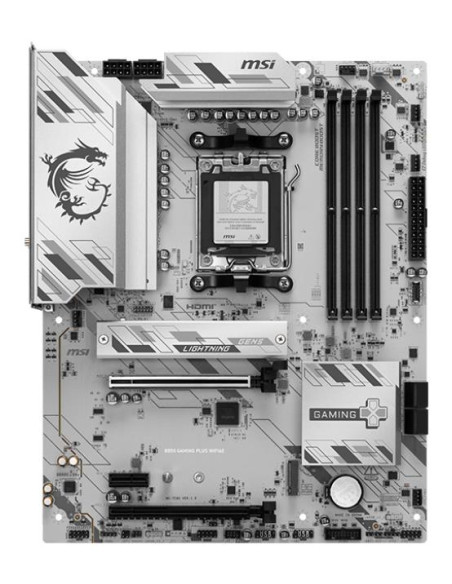 Mainboard, MSI, AMD B850, SAM5, ATX, Memory DDR5, Memory slots 4, B850GAMINGPLUSWIFI6E