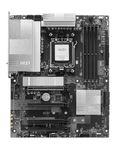 Mainboard, MSI, AMD B850, SAM5, ATX, Memory DDR5, Memory slots 4, 4xPCI-Express 16x, 3xM.2, 1xHDMI, 1xAudio-In, 1xAudio-Out, 4x