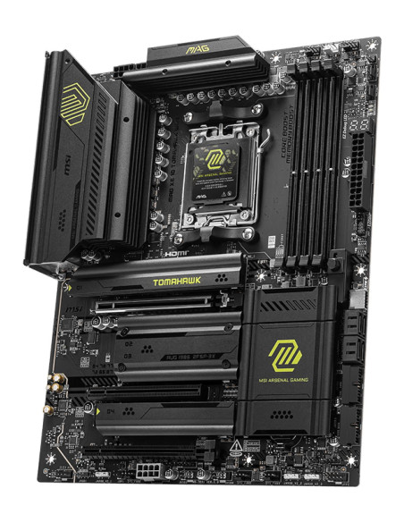 Mainboard, MSI, AMD X870, SAM5, ATX, Memory DDR5, Memory slots 4, 1xPCI-Express 1x, 3xPCI-Express 16x, 4xM.2, 1xHDMI, 1xAudio-I