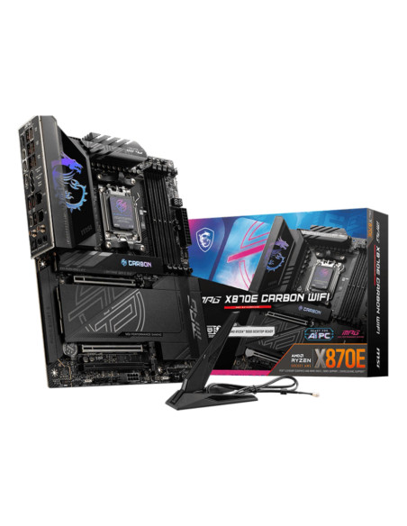 Mainboard, MSI, AMD X870E, SAM5, ATX, Memory DDR5, Memory slots 4, 3xPCI-Express 16x, 1xPCI-Express 4.0 4x , 1xPCI-Express 5.0 