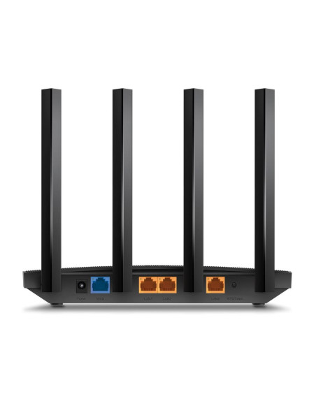 Wireless Router, TP-LINK, Wireless Router, 1500 Mbps, Wi-Fi 6, 1 WAN, 3x10/100/1000M, Number of antennas 4, ARCHERAX17