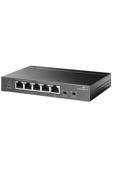 Switch, TP-LINK, TL-SG1005P-PD, Desktop/pedestal, 5x10Base-T / 100Base-TX / 1000Base-T, PoE+ ports 5, TL-SG1005P-PD