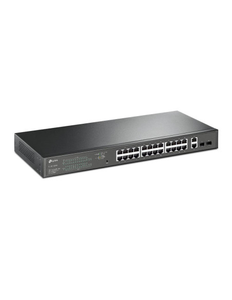 Switch, TP-LINK, Desktop/pedestal, 28x10Base-T / 100Base-TX / 1000Base-T, PoE+ ports 24, 250 Watts, TL-SG1428PE