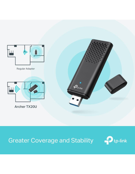 WRL ADAPTER 1800MBPS USB/ARCHER TX20U TP-LINK