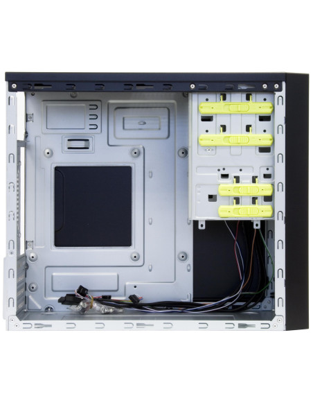 Case, CHIEFTEC, MiniTower, MicroATX, Colour Black, CT-01B-OP