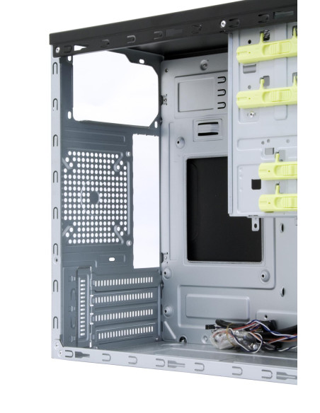 Case, CHIEFTEC, MiniTower, MicroATX, Colour Black, CT-01B-OP