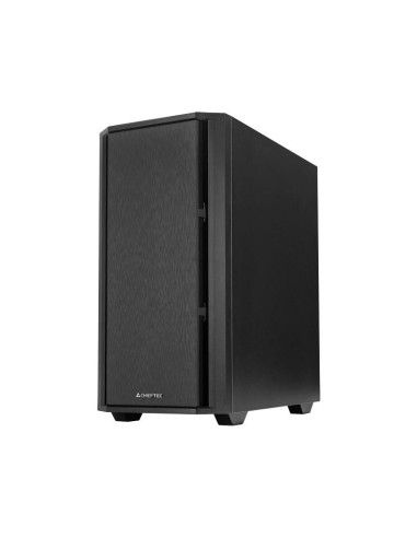 Case, CHIEFTEC, Pro mini, MidiTower, MicroATX, MiniITX, Colour Black, AZ-01B-OP