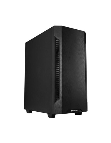 Case, CHIEFTEC, ELOX, MidiTower, Not included, ATX, MicroATX, MiniITX, Colour Black, AS-01B-OP