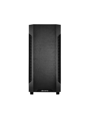Case, CHIEFTEC, ELOX, MidiTower, Not included, ATX, MicroATX, MiniITX, Colour Black, AS-01B-OP