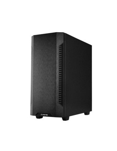 Case, CHIEFTEC, ELOX, MidiTower, Not included, ATX, MicroATX, MiniITX, Colour Black, AS-01B-OP
