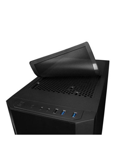 Case, CHIEFTEC, ELOX, MidiTower, Not included, ATX, MicroATX, MiniITX, Colour Black, AS-01B-OP