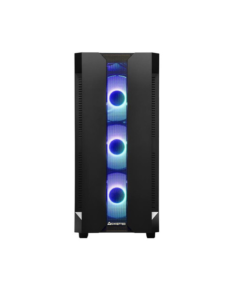 Case, CHIEFTEC, HUNTER, MidiTower, Not included, ATX, MiniITX, Colour Black, GS-01B-OP