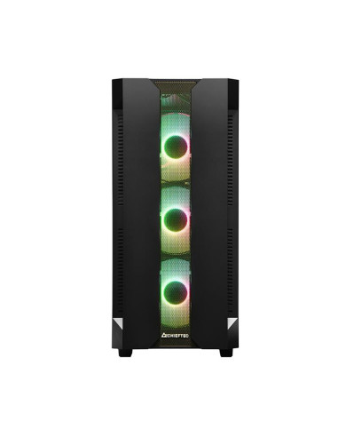 Case, CHIEFTEC, HUNTER, MidiTower, Not included, ATX, MiniITX, Colour Black, GS-01B-OP