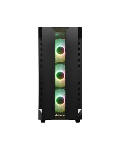 Case, CHIEFTEC, HUNTER, MidiTower, Not included, ATX, MiniITX, Colour Black, GS-01B-OP