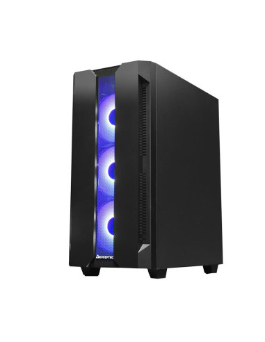 Case, CHIEFTEC, HUNTER, MidiTower, Not included, ATX, MiniITX, Colour Black, GS-01B-OP